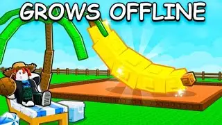 Playing grow a garden in roblox 