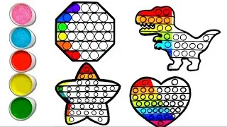 Top 4 Popit Drawing videos for kids | Best Popit Drawing videos for kids