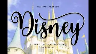 Disney Font | Font | Free Font | Script Fonts | Font Bundle