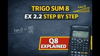 CBSE Class 12 Maths | Chapter 2 Trigonometric Functions | Ex 2.2 Sum 8 | Tamil Explanation