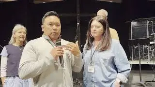 Couple not speaking to each other when they came to the workshop