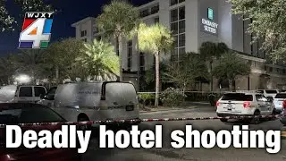 Man killed after being shot by 2 masked suspects in hotel parking lot on Baymeadows Road