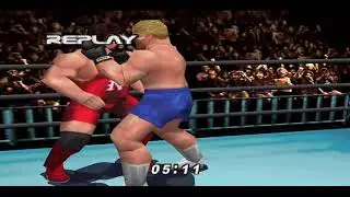 Tony Halme vs. Gary Albright - Shoot-Style (Virtual Pro Wrestling 2 N64)