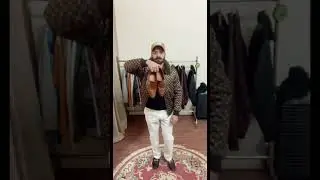Fashion series part 6 brown jacket with off white pants 🤍🤎 #youtube #fashion #youtubeshorts