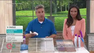 Rejuvenate 24oz. Grout Deep Cleaner w/Brush & 16oz. Floor Restorer on QVC