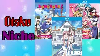 Konosuba, Galaxy Angel, Aria the Animation Blu-ray set unboxing/overview!