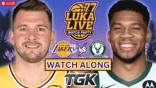 Lakers SOLD!! Lakers vs Bucks LIVE Watch Along | Luka Dončić vs Giannis | LUKA LIVE
