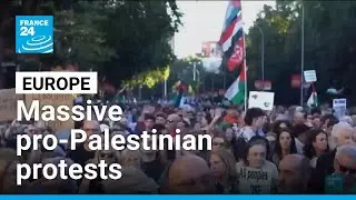 Massive marches across Europe protest Israel's military campaign in Gaza &bull; FRANCE 24 English