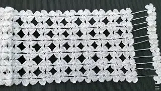 Crochet 😍ပု၀ါထိုးနည်းအကွက်  (32)