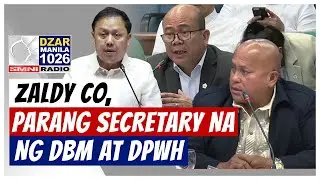 DBM, sinabon ni Sen. Bato sa Senate hearing: Zaldy Co, parang secretary na raw ng DBM at DPWH