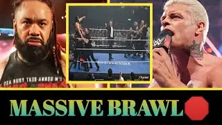 CHAOS ON SMACKDOWN💥JACOB FATU RETURNS AND IMMEDIATELY GET IN A HUGE BRAWL WITH CODY RHODES FOR THIS😱