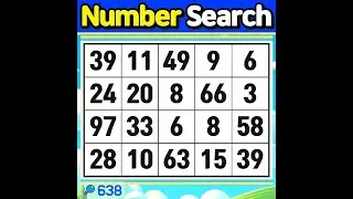 Number Search #638 Smart lifestyle habits【Match | brain game | puzzle 】