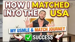 My USMLE Match Story (IMG) | Secrets, Mistakes, Struggles & What Finally Worked