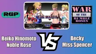 War of the Rumble Roses Tag Match - Reiko & Noble Rose vs Becky & Miss Spencer | Rumble Roses XX
