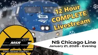 January 21, 2026 #2 - Huron, Ohio, USA | LIVE Train Camera