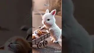 Rabbit helps cat 🐰🐱.. (Part 1) #Shorts #YouTubeShorts #cartoon #animation  #TrendingNow #FYP #cat