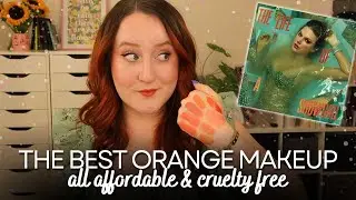 THE BEST ORANGE MAKEUP *ALL CRUELTY FREE & DRUGSTORE* The Life Of A Showgirl Inspired Makeup Look