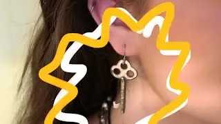 DIY KEY EARRINGS