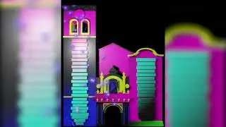 Projection Mapping in Getafe, Spain | Architectural Light Art Installation