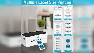 Review: Ecommerce Shipping Label Printer, Thermal 4x6 Label Printer, 300 DPI, Bluetooth & USB,...