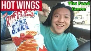 Ruffles NEW Double Crunch Hot Wing Chips Food Review #283
