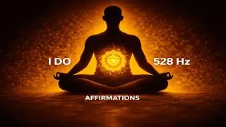 I DO Positive Affirmations | 🟡 528 Hz Solar Plexus Chakra Healing