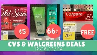 Top CVS & Walgreens Deals 12/18-12/24 #cvsdeals #walgreensdeals