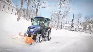 ISEKI Traktorentechnik im Wintereinsatz HD