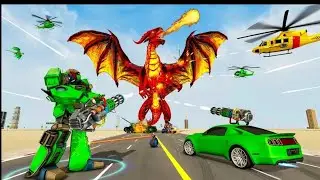 DRONE ROBOT CAR TRANSFORMATION| ROBOT GAMES|ANDROID IOS GAMEPLAY 2023|@KidsDianaShow
