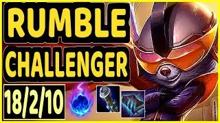 BEANSU (RUMBLE) vs FIORA - 18/2/10 KDA TOP CHALLENGER GAMEPLAY - EUW