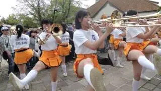 京都橘高等学校 吹奏楽部 (トロンボーン trombone) ブルーメンパレード 2016