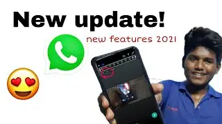 Whatsapp new features 2021 in tamil  Whatsapp video mute update in tamil trending lub