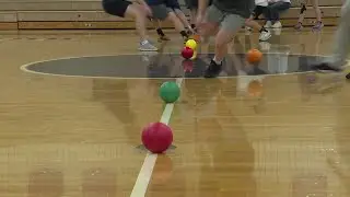 Students vs. First Responders in Pike County dodgeball