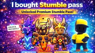 I bought Stumble premium pass 🤩 Rate this pass 🤩 ?/10 #shadowgamer #stumbleguys. 