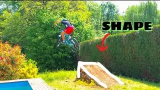 je shape une DOUBLE dans mon jardin !!