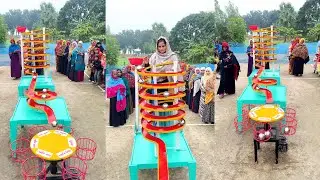 মজার ঘূর্ণি পথে বল ফেলে কে জিতবে সবচেয়ে বেশি পুরস্কার ? গ্রামে আনন্দ আর প্রতিযোগিতার মিলনমেলা