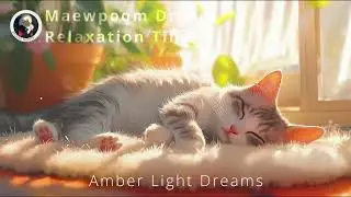 Amber Light Dreams | Cozy Cat Naptime #Relaxing #RelaxingMusic #Instrumental #Maewpoom