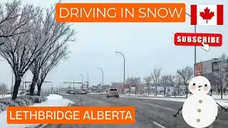 Driving in Snow Lethbridge Alberta | Mayor Magrath Lethbridge Alberta Canada | Buhay Canada