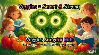Vegetable Song for Kids | Veggies Rhymes | Learn Vegetables Names | Nursery Rhymes for Children