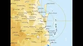 Brisbane Weather Radar Single Day 2008-11-10
