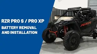 2025 RZR Pro S / Pro XP | Battery Removal and Installation | Polaris RZR®