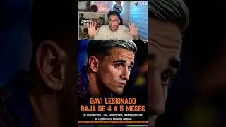 Gavi lesionado #futbol #fcbarcelona #ubietoo #gavi #shortsvideos
