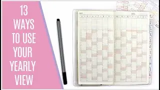 Hobonichi Weeks Yearly View Ideas || 13 Ways To Use Your Year At A Glance Page