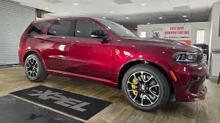 Dodge Durango SRT Hellcat 2026 года после побега из тюрьмы, тонированные керамической пленкой Xpe...