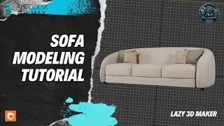 Sofa Modeling Tutorial in 3ds Max.