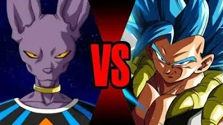 Gogeta ssj blue evolution VS beerus full power sprites animation part 4