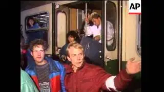 First Train With East German Refugees Arriving
