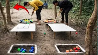 दो बच्चों का मजेदार खेल देखिए 🤔 Wait For End || Balloon Pop challenge 