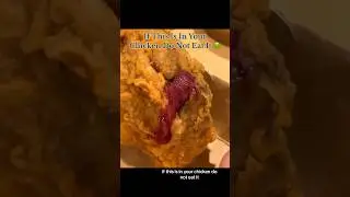 If This Is In Your Chicken Do Not (Not) Eat It 🤢 #gross