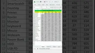 Excel RANDBETWEEN | Magic Trick: Fill 100+ Cells with One Click | #excel #shorts